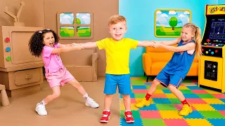 Cardboard vs Real Toys Challenge