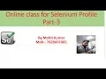 What is getUrl getTitle getText findElement Method in Selenium Online class Part