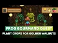 Frog Gourmand Quest STATUE Stardew Valley 1 5 Ginger Island Plant Crops for Golden Walnuts