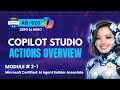 Copilot Studio Actions Connectors Agent Flows HTTP Request Nodes AB 620 Module 2-1