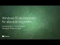 02 Creating your First Universal Windows Platform App