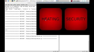 Heating Security Control Part 6 - Raspberry Pi coding python tkinter gui