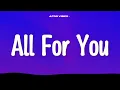 Boi chase - All for you (sped up (Lyrics))
