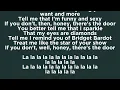 Lagu Haley Reinhart — Honey, There's The Door Lyrics | you better tell me that you love me lyrics