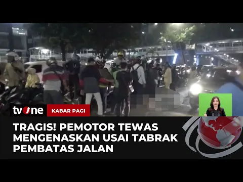 Pengemudi Motor Tewas Secara Tragis usai Tabrak Pembatas Jalan