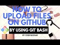 How To Upload Files On Github By Using Git Bash