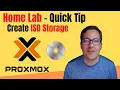 Proxmox Create ISO Storage Custom Location - Solve disk space error