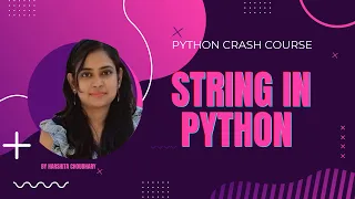Python Crash Course part 2 String in Python Sequence datatype String Interpolation Formatting