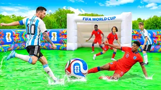 SLIP N SLIDE WORLD CUP FINALS FOOTBALL TOURNAMENT!