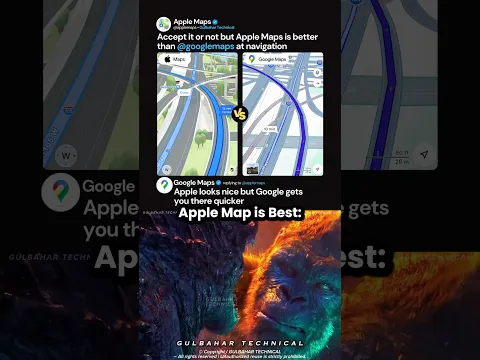 Apple Maps vs Google Maps Got Personal 💀