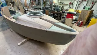 29 Nov 2022  Shaping the fore deck. Grinding and adding wedges. One small step at the time.