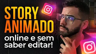 Como fazer STORY ANIMADO para o INSTAGRAM em MENOS DE 10 MINUTOS - Simples e fácil!