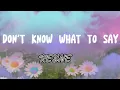 Download Lagu Don't know what to say - Reyne Cover (Lyrics) | Lyrics Vibe