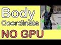 Whole body coordinate detection holistic mediapipe python tutorial