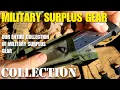Large military surplus collection