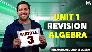 Middle 3 Algebra Revision Unit 1 