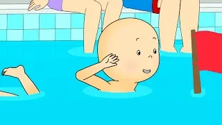 Caillou s Front Crawl Caillou Cartoon