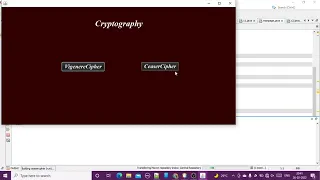 Cryptography Vigenere Cipher Ceaser Cipher