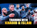 Demetrious Johnson Trains w/ KHABIB \u0026 ISLAM MAKHACHEV! | EXCLUSIVE FOOTAGE!