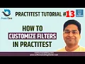 PractiTest Tutorial - How to Customize Filters in PractiTest