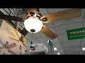 52 Hunter McCollum Ceiling Fan on Display at Menards