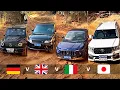 Lagu Mercedes v Range Rover v Maserati v Toyota: OFF-ROAD (4x4) BATTLE!