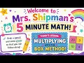 Multiplying with the Box Method Mrs Shipman s 5 Minute Math