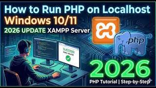 How to Run PHP file on localhost Windows 2026 Update XAMPP localhost Server PHP Tutorial