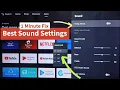 All Google TV Best Sound Settings for Your TV Increase TV Sound Settings
