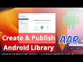 Create Publish Android Library aar to Maven Jitpack Repo Android Studio
