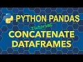 Python Pandas - Concatenate DataFrames