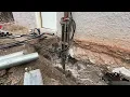 Foundation Repair Time Lapse Push Piers Lifting a Settling Home