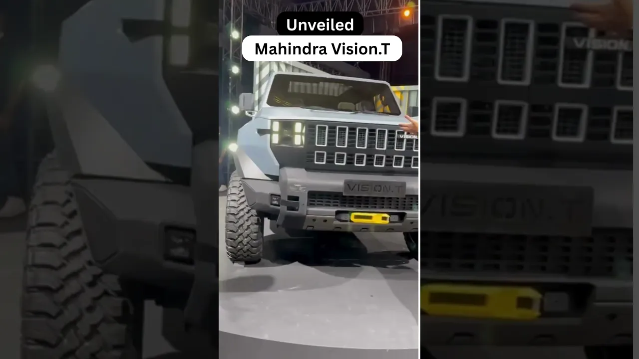 Mahindra Vision T Concept | Future of Electric SUVs