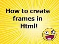 How to create frame in Html Html frameset tag