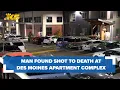 BREAKING Man found dead at Des Moines apartment complex