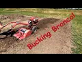 Busting Clay Soil With a Troy Bilt Horse Tiller Part 1 Man About Home