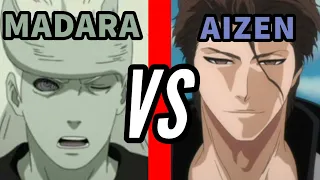 madara uchiha 10 tails vs sosuke aizen hogyoku naruto shippuden bleach