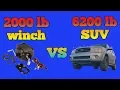 Can a 2000lb winch pull a 6000 lb SUV