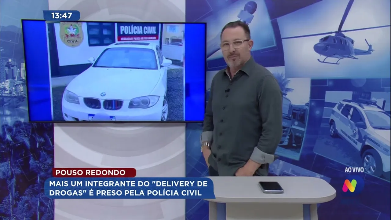 Mais um integrante do "delivery de drogas" é preso pela Polícia Civil no Alto Vale