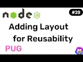 Adding Layout for Reusability - NodeJS Hindi Coding Scenes