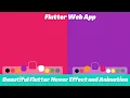 Beautiful Flutter Animation Effect Hover Effect in Flutter