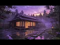 Thunderstorm & Heavy Rain — Dark Japanese Garden Night | 12 Hours Deep Sleep