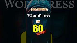 Wordpress website attack in 60sec