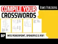 How To Compile Your Crosswords Into PowerPoint OpenOffice PDFs With Puzzle Generator 2 0