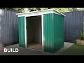BUILD - Pent Metal Shed Installation