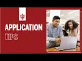 Application Tips