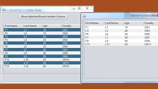 Java - How To Display JTable Selected Rows To Another JFrame JTabel Using Java with source code