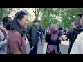 Muslim Woman PRESSES ME For Not Wearing a Hijab In London