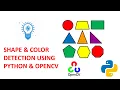 Shape Color Detection Using Opencv Python KNOWLEDGE DOCTOR Mishu Dhar