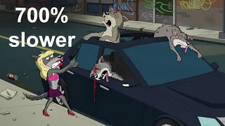 Family Guy - Wolf shoots other wolves 700% slower